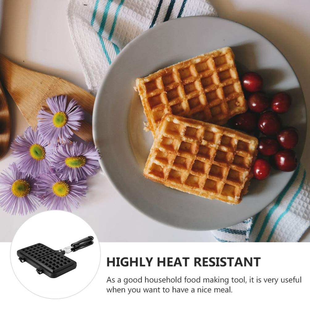 Non-Stick Waffle Mold for Cake Maker - Hemoton Waffle Baking Tool, DIY Creative Cake Mould for Homemade Waffles & Pancakes | Perfect for Breakfast, Desserts & Party Treats