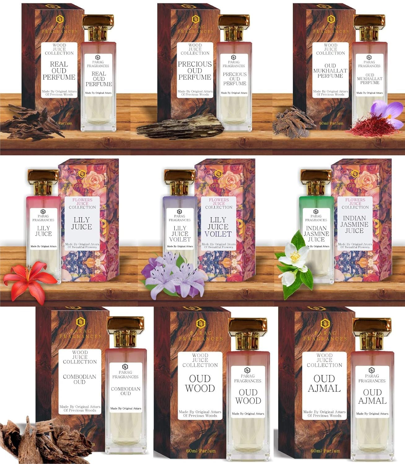 Premium Sandalwood Perfume & Attar Set - 50ml Eau de Parfum + 4ml Attar Oil - Long-Lasting Unisex Fragrance for Men & Women - Perfect for Daily Wear, Special Occasions & Gift Giving