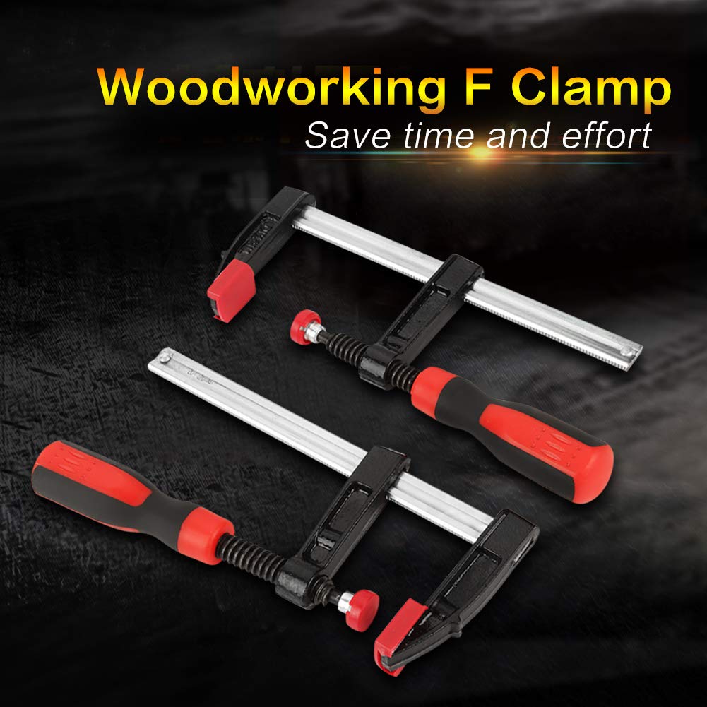 4Pcs Heavy Duty F Clamps 50x150mm - Woodworking Bar Clips for DIY & Crafting