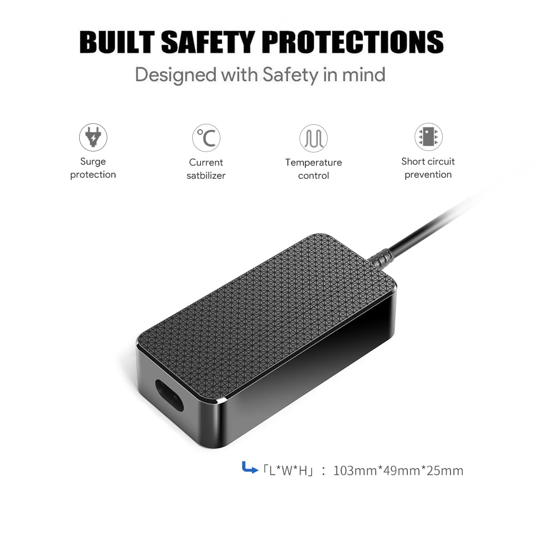 DJI Mavic Air 2 & Air 2S Drone Charger - 13.2V 2.82A AC Power Adapter with US Plug | Fast Charging for DJI Mavic Air 2/2S Quadcopter | Perfect for Travel, Outdoor Adventures & Aerial Photography