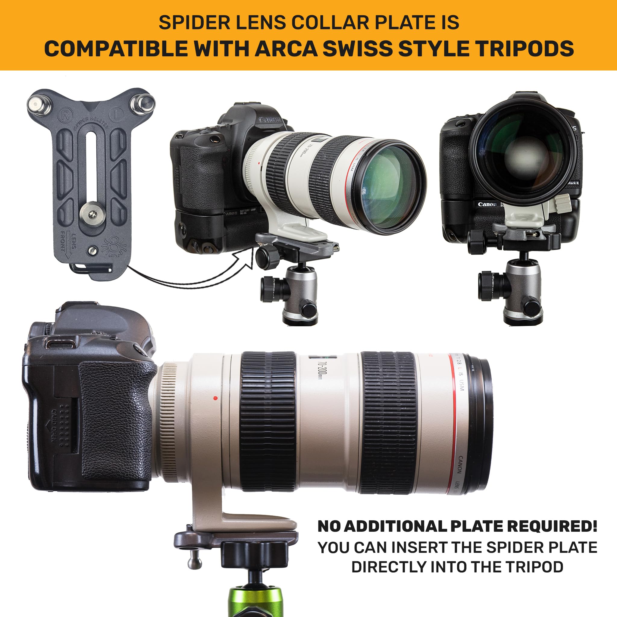 SpiderPro Mirrorless Dual Camera System v2 – Professional Belt with Built-in Self-Locking Holsters for Quick-Draw Access | Perfect for Wedding, Sports & Wildlife Photography