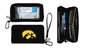 Charm14 NCAA Women's Deluxe Cell Phone Wallet - Stylish & Functional Crossbody Phone Purse for College Fans, Game Day & Everyday Use