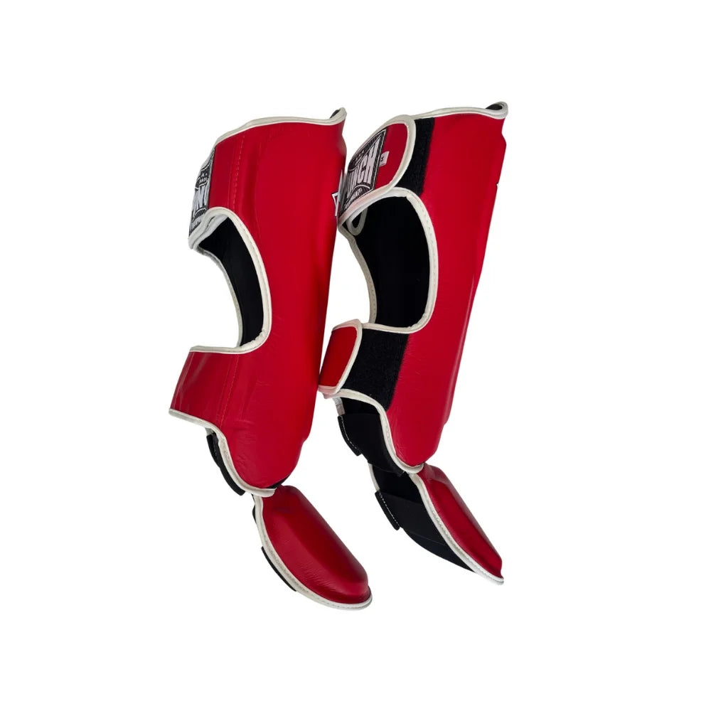 Premium Siam™ Leather Shin Pads - High-Quality Soccer Shin Guards for Men & Women - Perfect for Training, Matches & Sports Protection