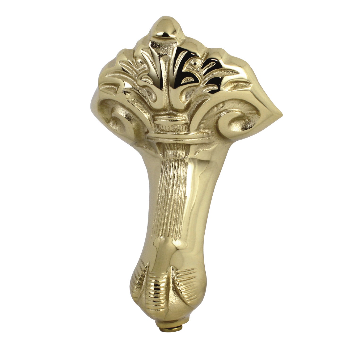 Aqua Eden NHVCTZB2 4-Piece Eagle Claw Cast Iron Bathtub Feet Set - Polished Brass Finish for Vintage & Modern Bathroom Decor