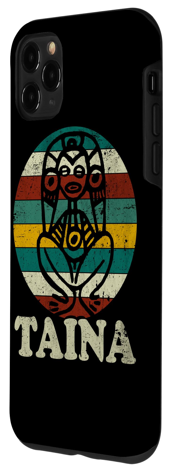 iPhone 11 Pro Max Protective Case - Taino Taina Goddess Design | Puerto Rico Cultural Inspired Phone Cover for iPhone 11 Pro Max | Perfect Gift for Travelers & Culture Enthusiasts