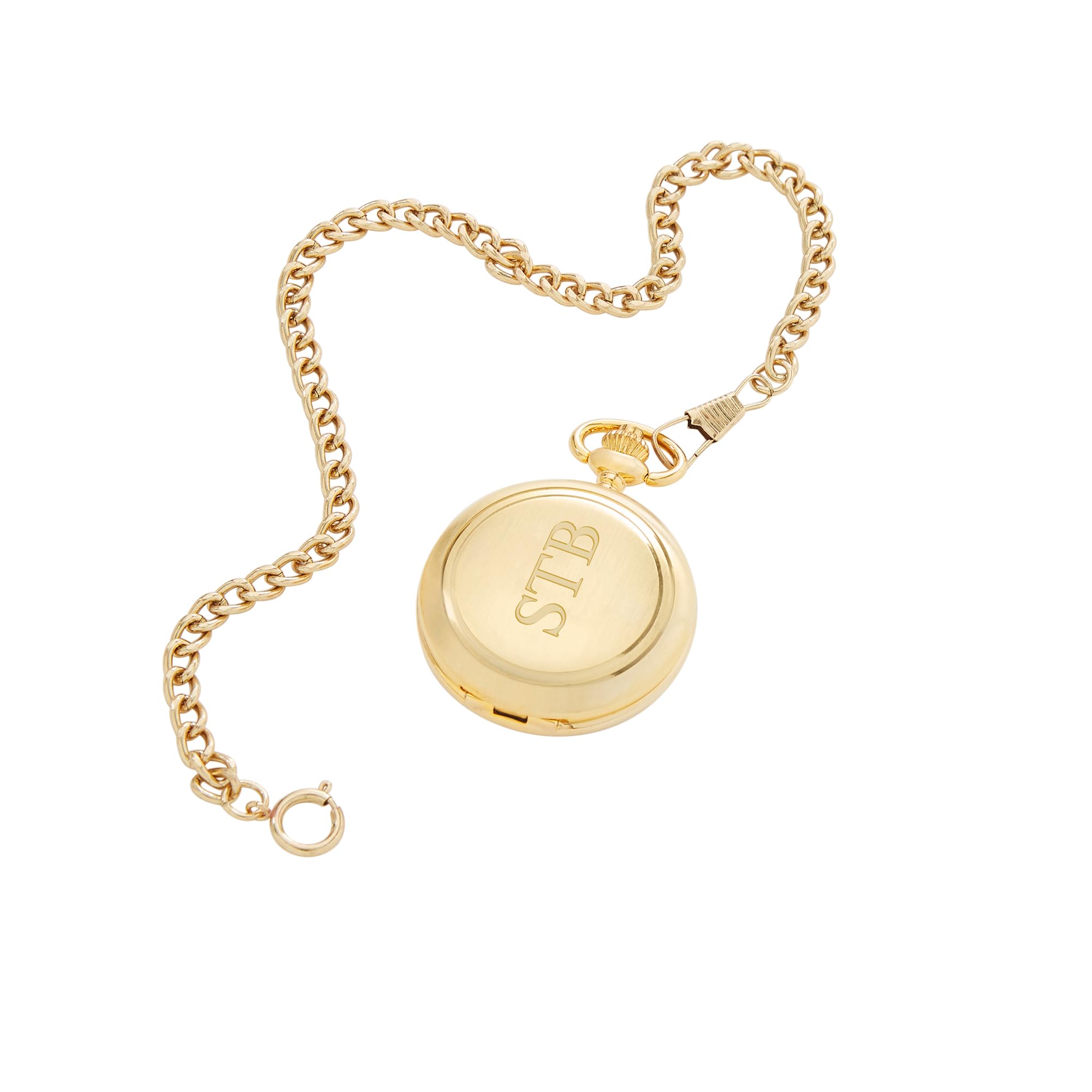 Personalized Engraved Gold Skeleton Pocket Watch with Gift Box - Custom Birthday Present for Men, Women, Anniversary - Perfect for Special Occasions, Collectors & Vintage Style Lovers