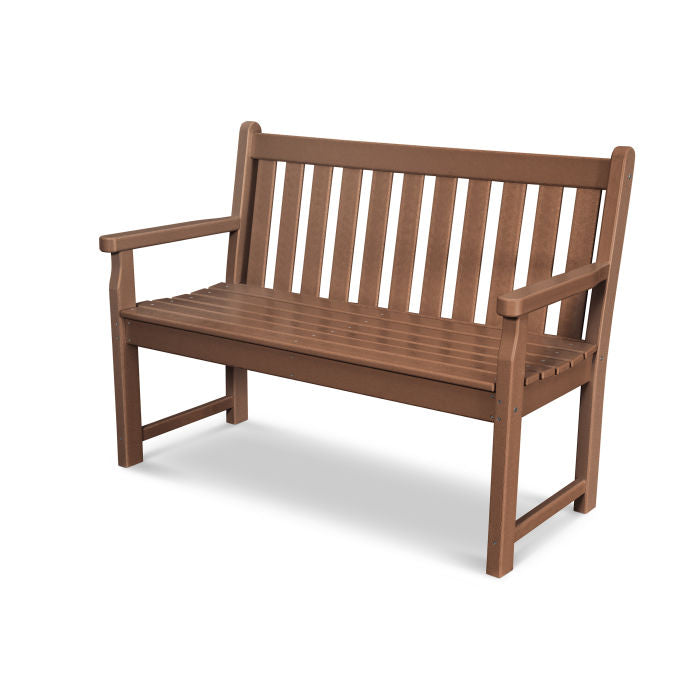 POLYWOOD Traditional 48-Inch Outdoor Garden Bench - Durable & Weather-Resistant for Patio, Deck, and Backyard Seating