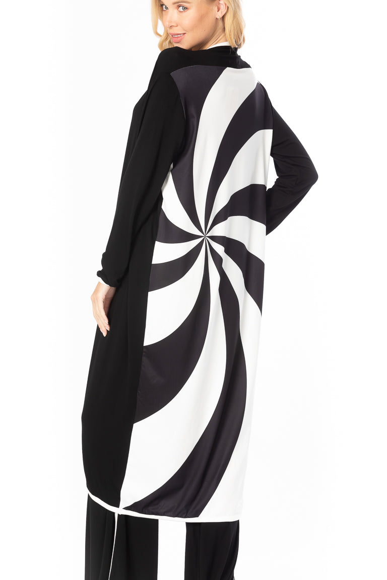 Infinity Duster Pant Set for Women - Stylish Long Cardigan & Wide Leg Pants Outfit | Boho Chic Loungewear for Home, Office & Casual Outings