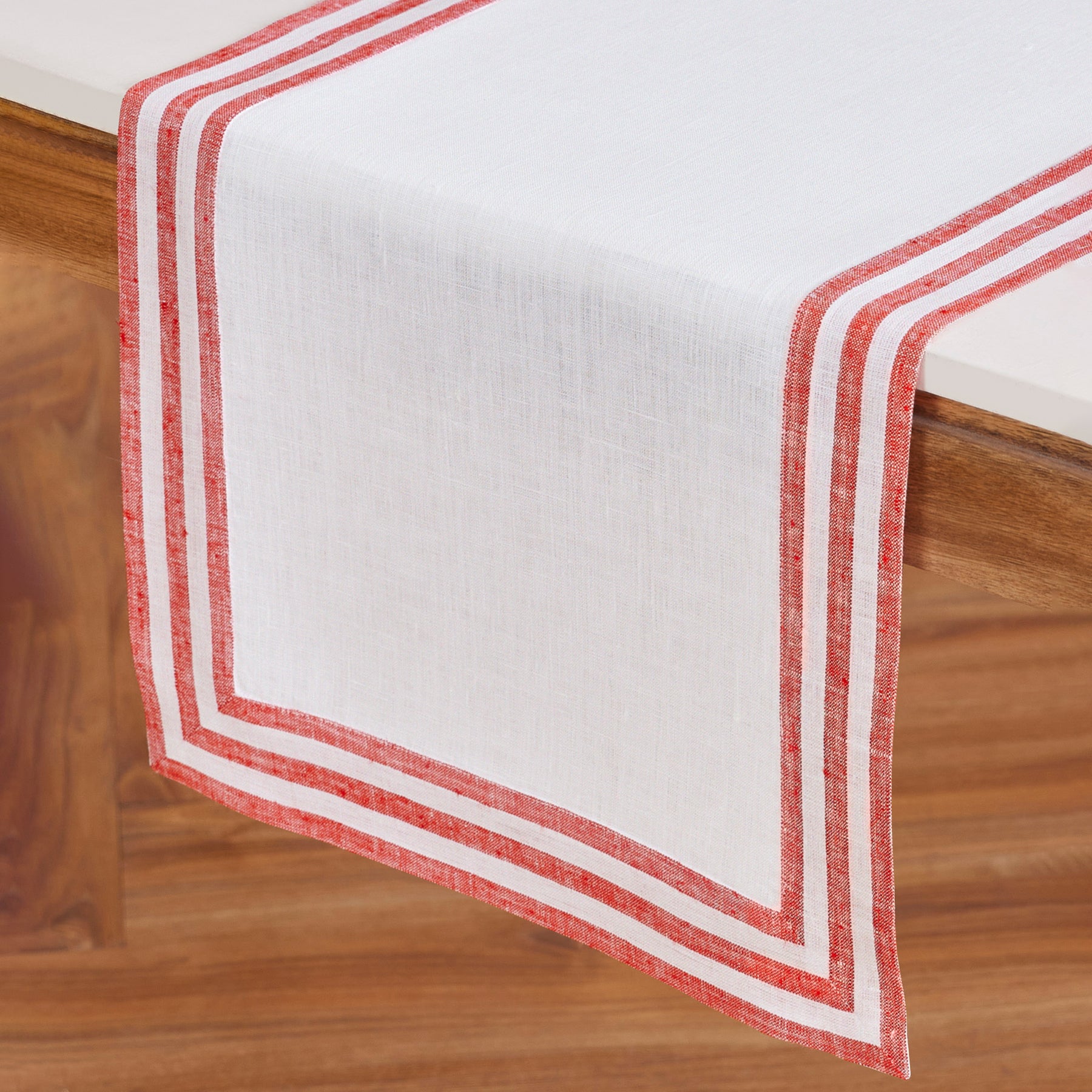 Elegant Mila Table Runner - Premium Linen Dining Decor for Weddings, Holidays & Everyday Use
