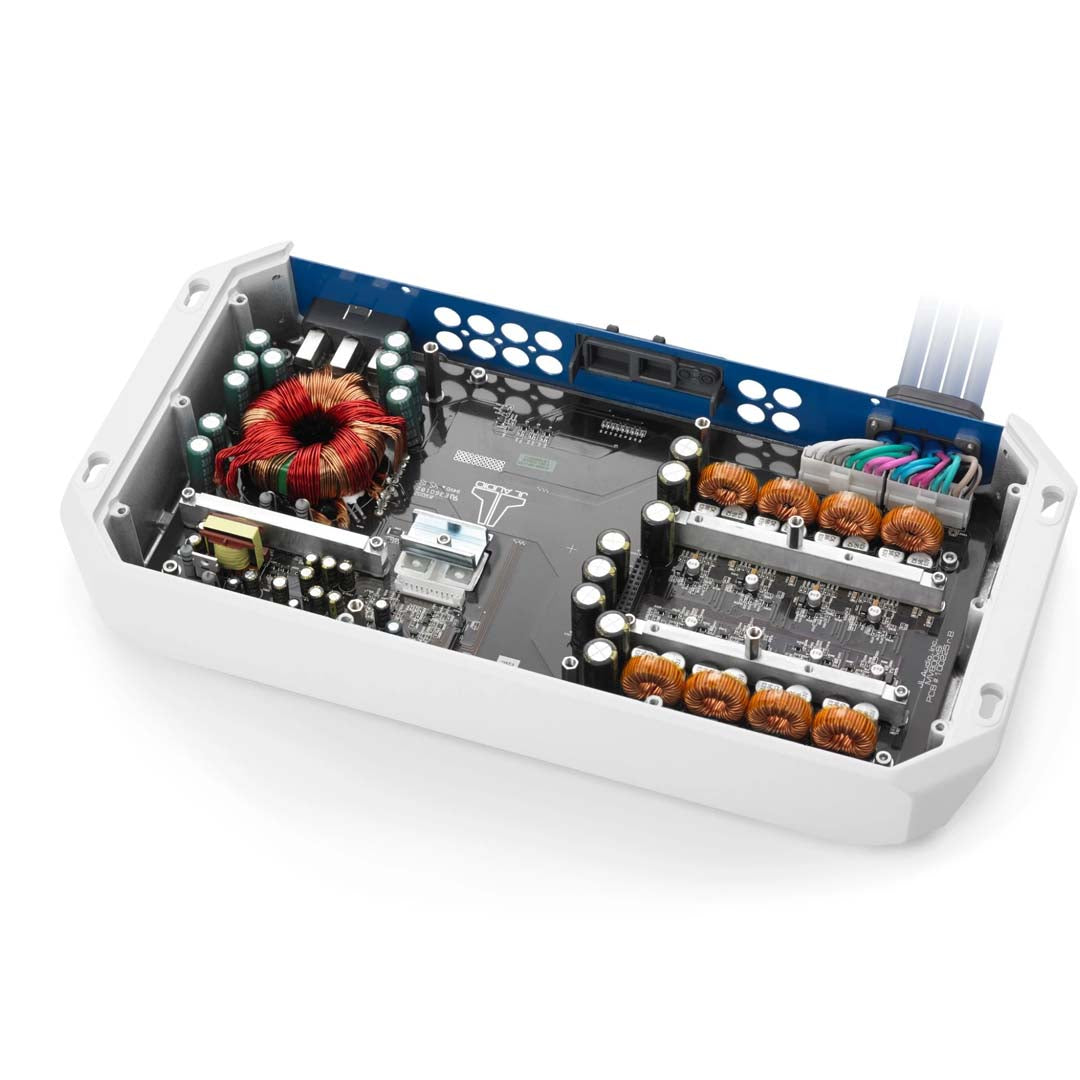 JL Audio MV800/8i MVi Series 8-Channel Marine Amplifier with DSP - 800W Class D Power for Boats, Yachts & Watercraft Audio Systems