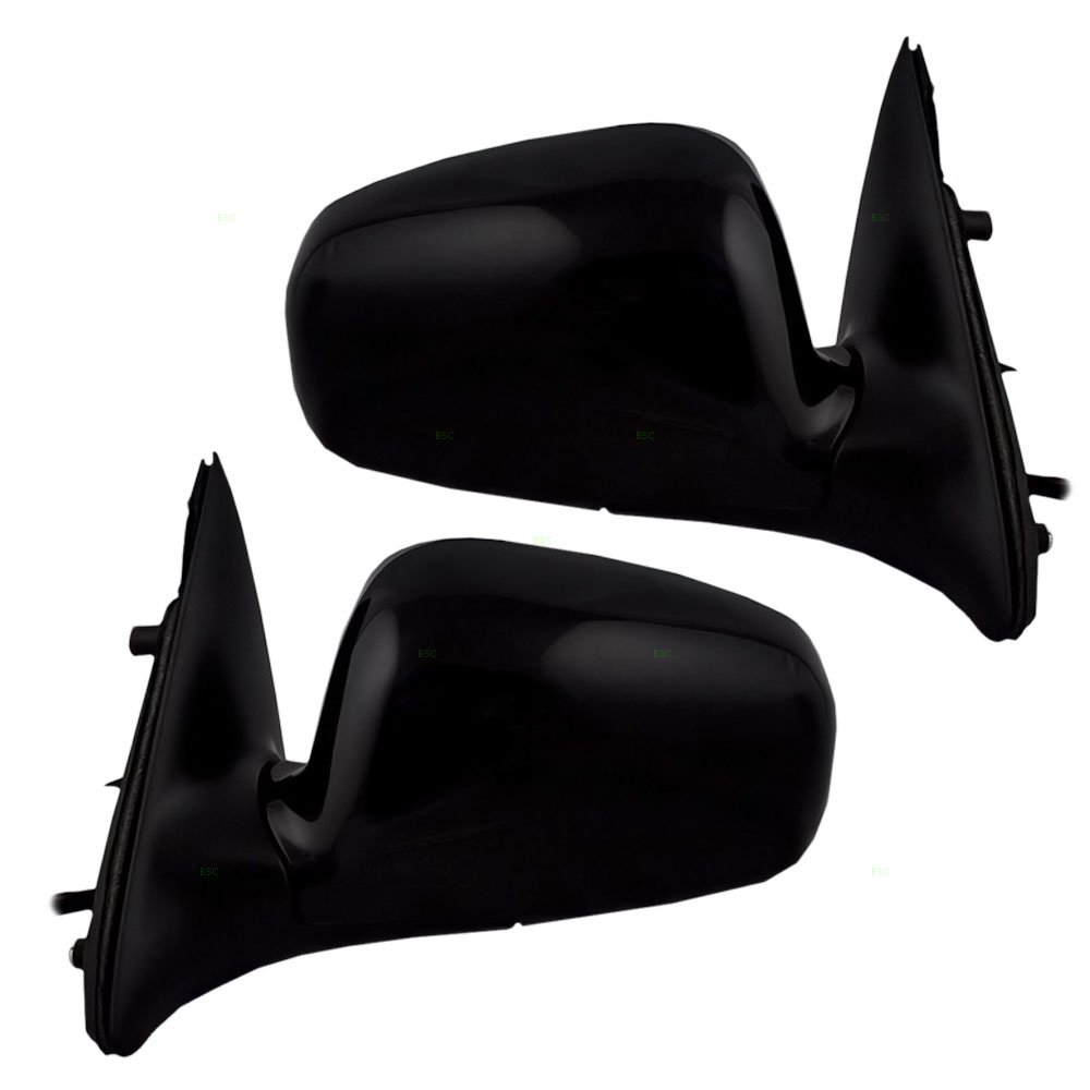 Brock Replacement Power Side Mirrors for 2004-2008 Lincoln Town Car - Driver & Passenger Side, Heated, Black Cap (Paint to Match), 12H5P, No Memory/Auto Dim - Perfect for Daily Driving & Road Trips