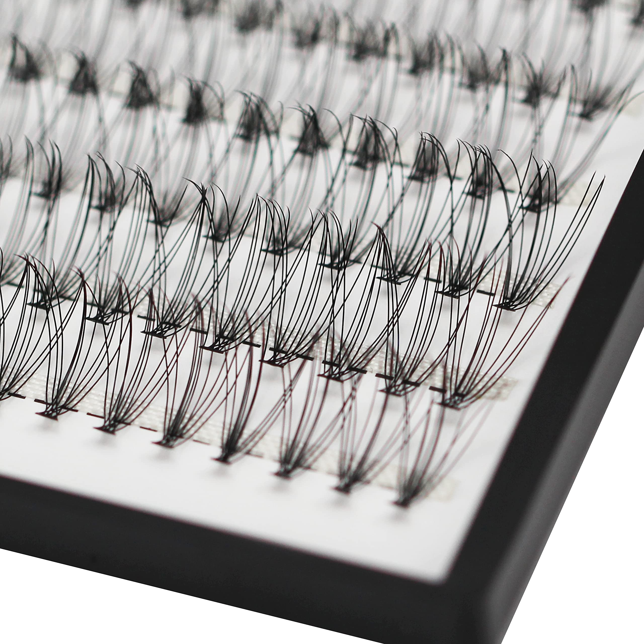 Premium DIY Eyelash Extension Kit - 240pcs Black/Colored Faux Mink Lash Clusters (D Curl, 8-22mm, 10D-9mm) for Natural & Dramatic Looks | 20D/40D Mixed Tray for Salon-Quality Extensions at Home | Perfect for Weddings, Parties & Daily Wear