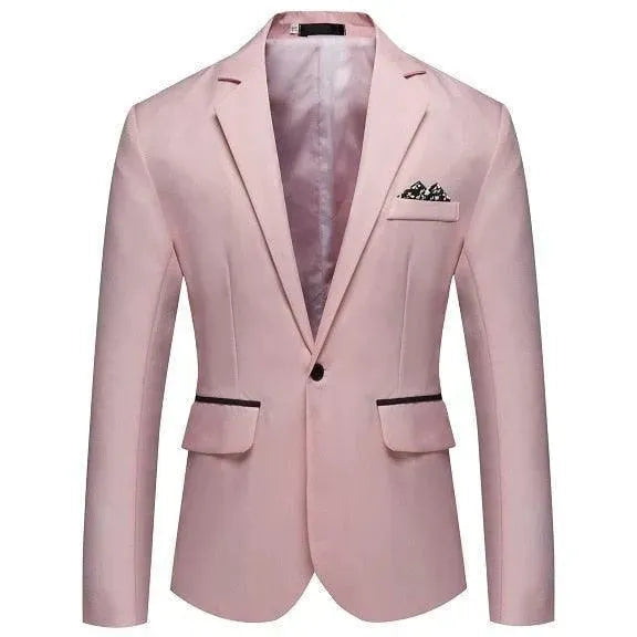Premium Men's Business Blazer - Dickson Slim Fit Formal Suit Jacket for Office, Interviews & Special Occasions