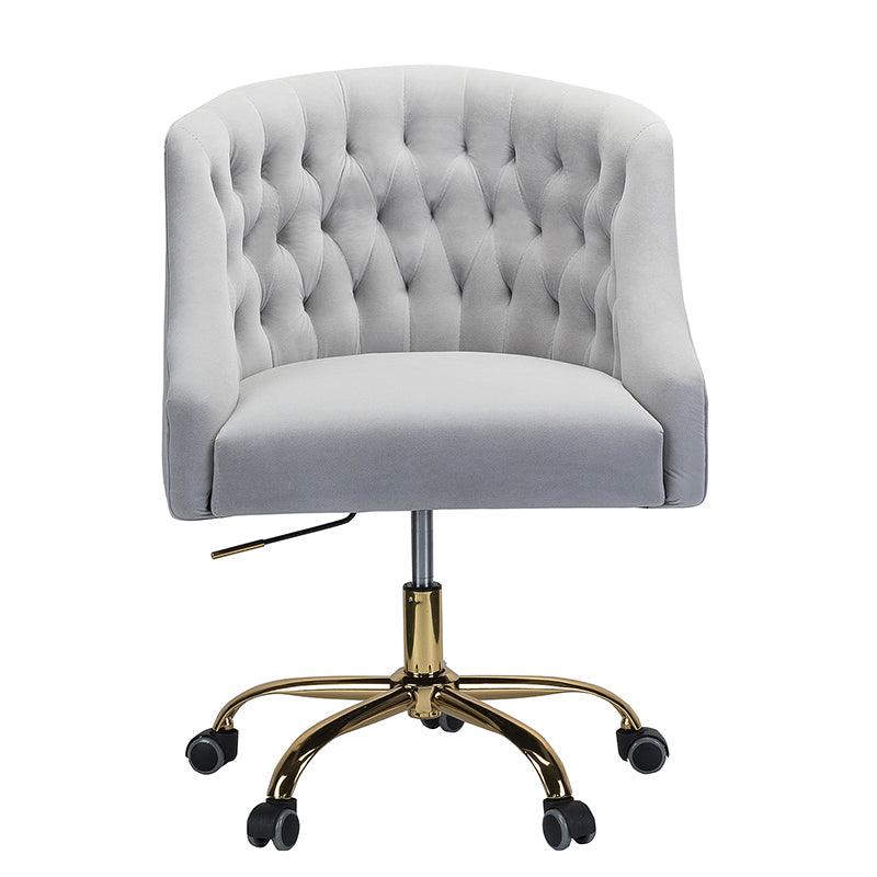 Penelope Velvet Tufted Office Chair - Ergonomic Executive Desk Chair with Lumbar Support - Perfect for Home Office, Gaming & Workspace Comfort