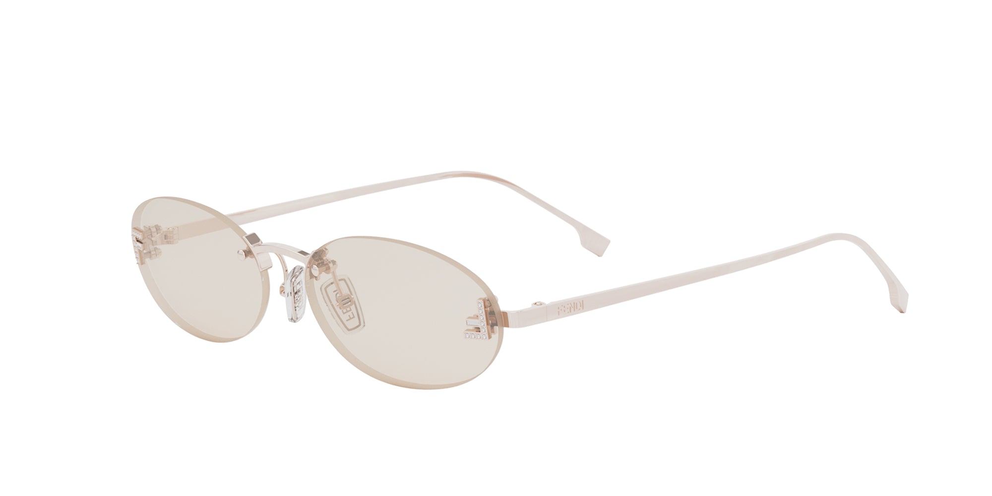 Fendi First Crystal FE4075US Sunglasses - Luxury Designer Shades for Women - UV Protection & Fashion Statement - Perfect for Beach, Travel & Everyday Wear