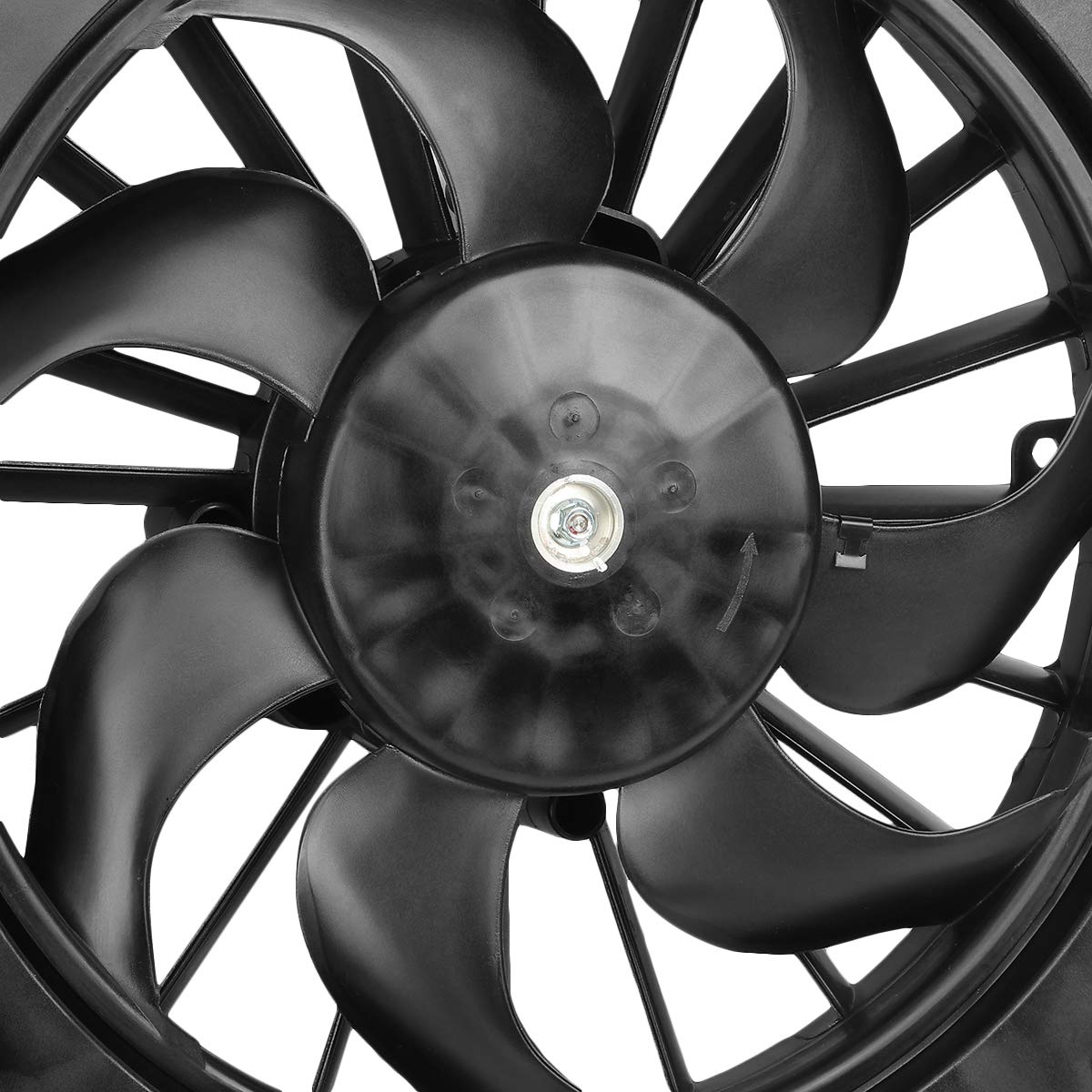 Auto Dynasty GM3115208 OE Style Radiator Cooling Fan Assembly for 2007-2012 Chevy Malibu, Pontiac G6, Saturn Aura - Compatible with 2.4L, 3.5L, 3.9L Engines | Perfect for Engine Cooling & Overheating Prevention