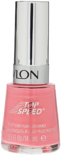 Revlon Top Speed Fast-Drying Nail Polish - Candy Pink, 0.5 Fl Oz - Long Lasting Shine for Manicures & Pedicures, Perfect for Daily Wear & Special Occasions