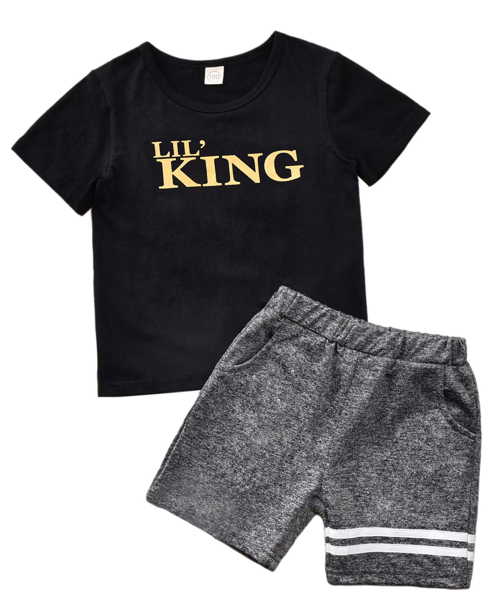Boys' Camo Short Sleeve T-Shirt & Shorts Set - Toddler Summer Outfit for Playtime & Outdoor Adventures