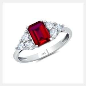 Created Ruby | White Gold