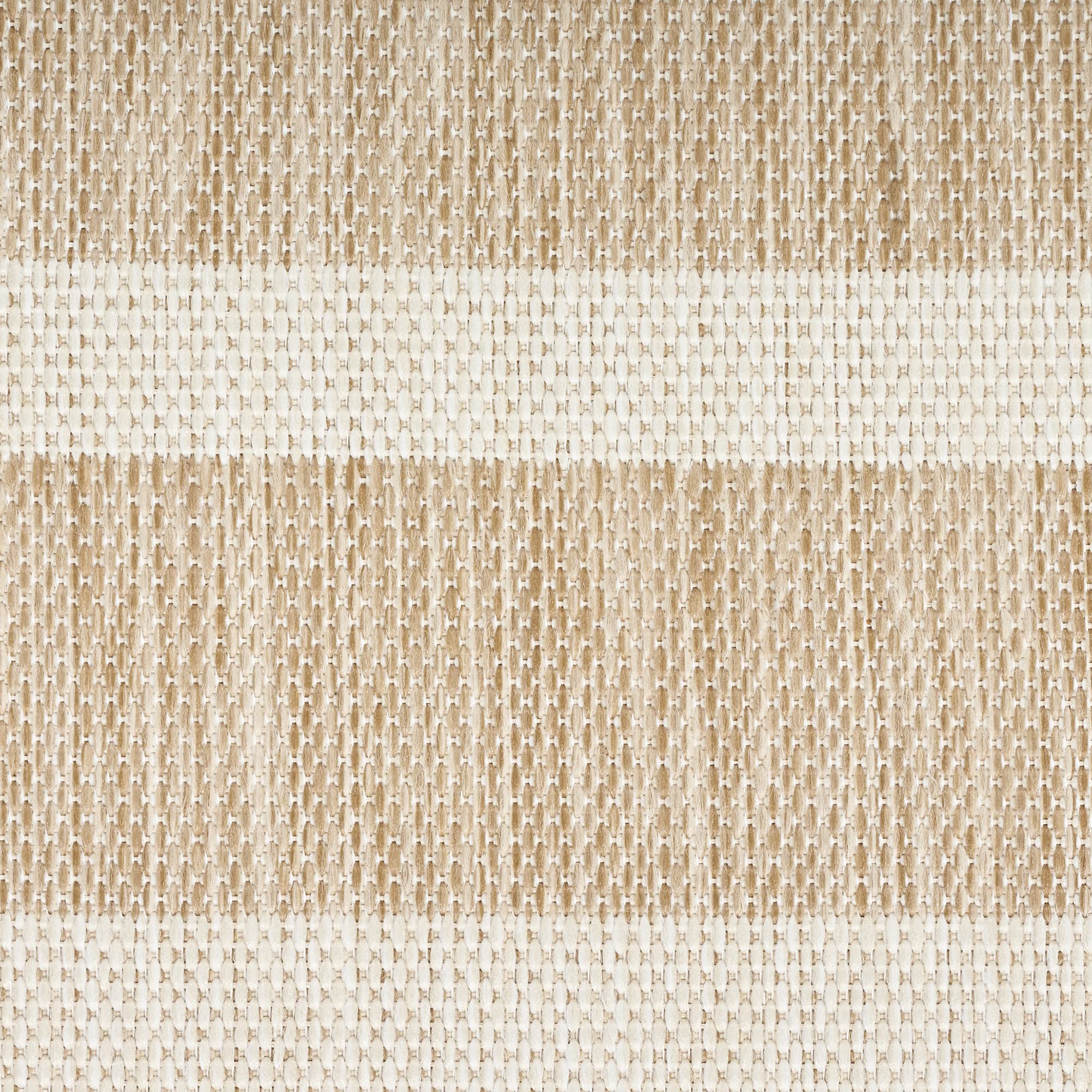 Nourison Positano 8' x 10' Indoor Outdoor Area Rug - Beige Ivory, Easy to Clean, Non-Shedding - Perfect for Bedroom, Living Room, Dining Room, Backyard, Deck & Patio | Durable & Stylish Home Decor for All Seasons
