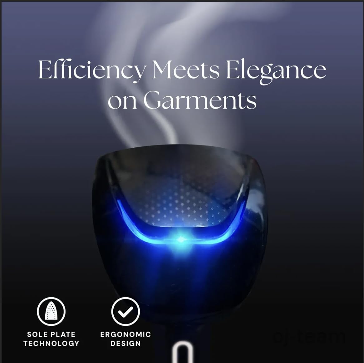 1200W Powerful Handheld Garment Steamer for Clothes - Portable Mini Travel Steamer & Iron All-in-One - Quick Wrinkle Remover for Shirts, Dresses, Suits & Fabrics - Perfect for Home, Office & Travel Use