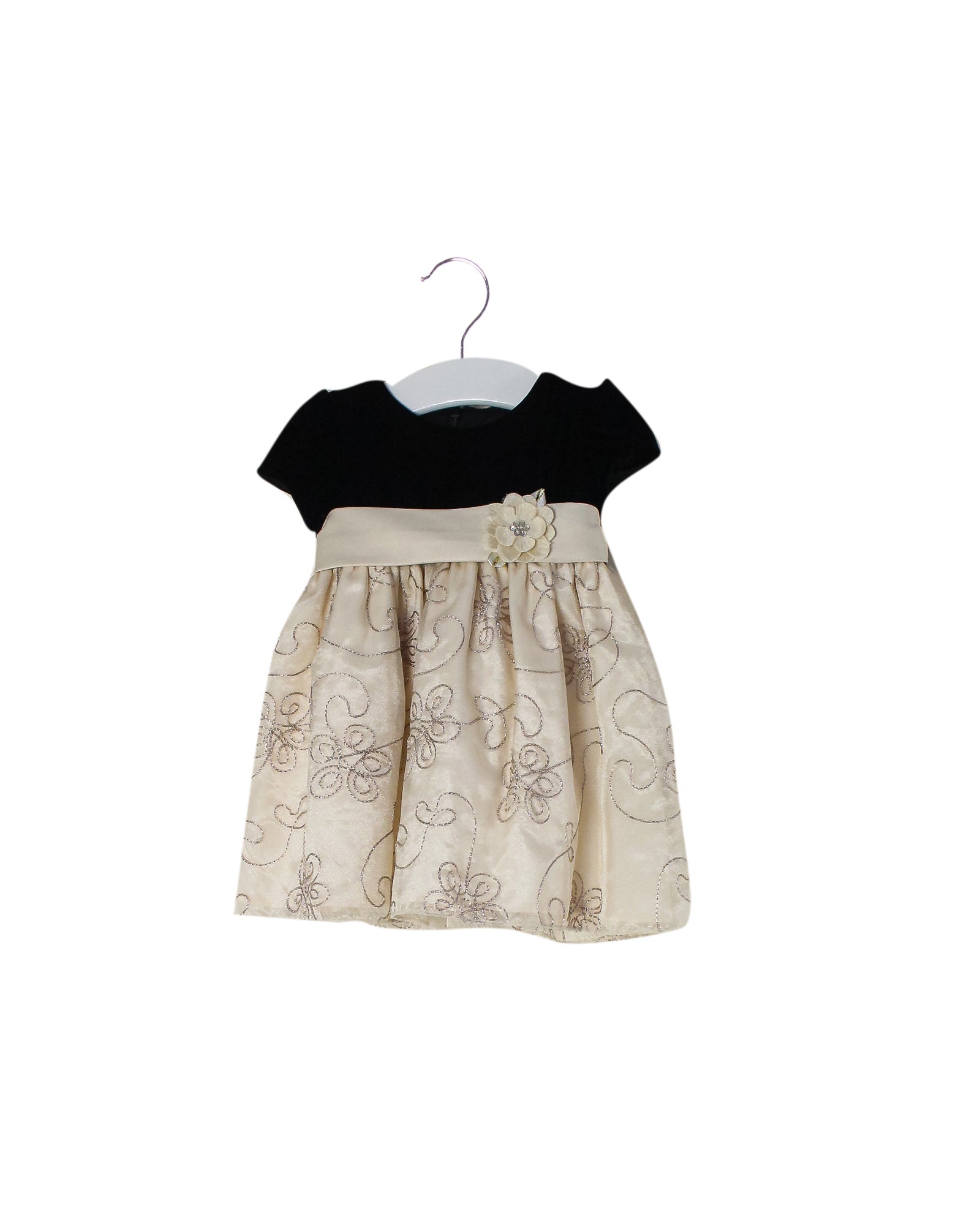 American Princess Short Sleeve Dress for Baby Girls 12 Months - Perfect for Birthday Parties, Photo Shoots & Special Occasions