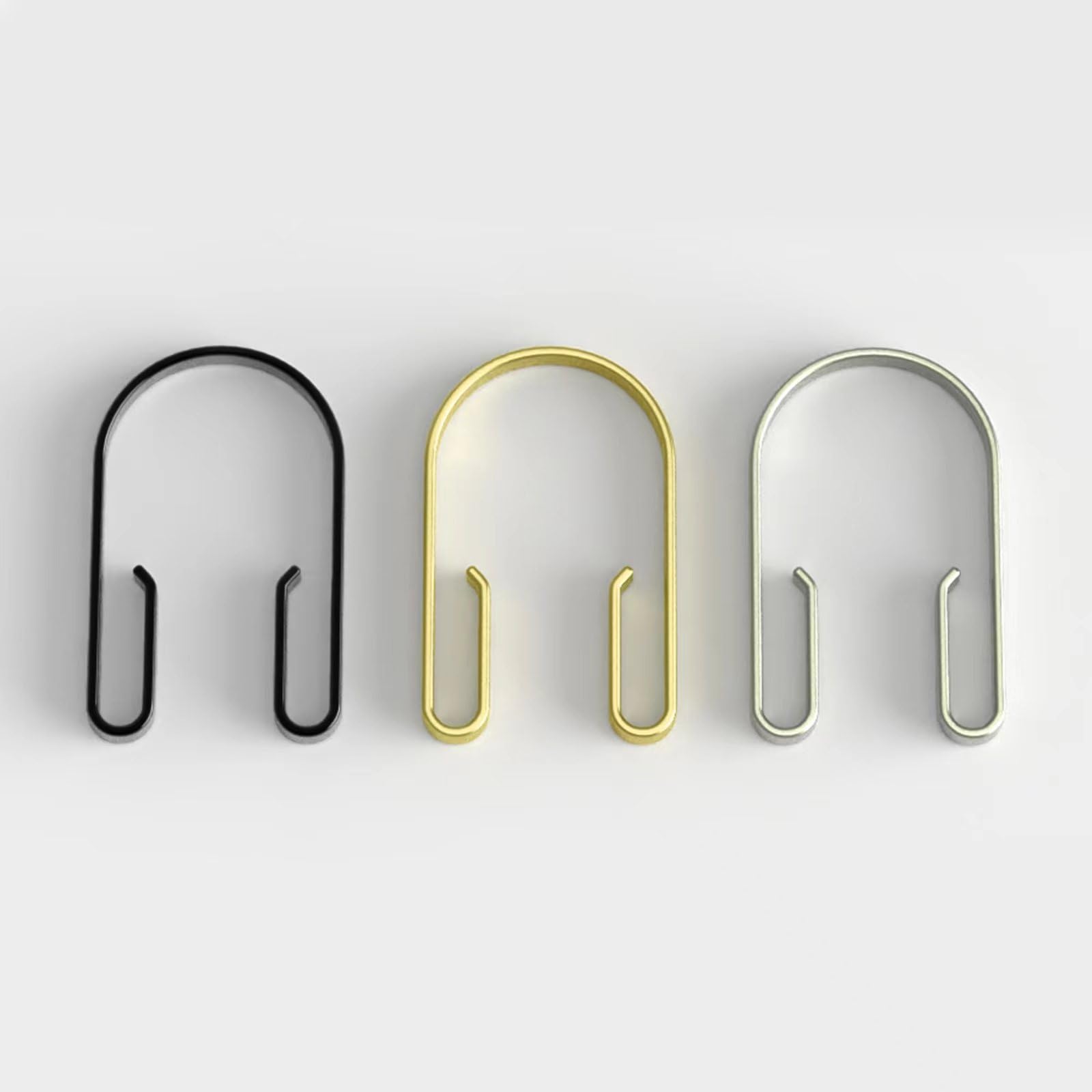Premium Gold Shower Curtain Rings - 12 Pack Rust-Proof Double Sided Hooks with Smooth Sliding Anti-Drop Design for Bathroom & Shower - Perfect for Modern Home Decor and Spa-Like Experience