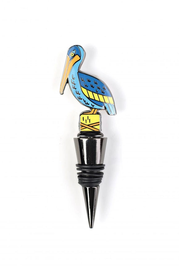 Premium Wine Stopper with Pelican Design - Elegant and Airtight Seal for Wine Bottles - Perfect for Wine Lovers, Gifts, and Home Bars