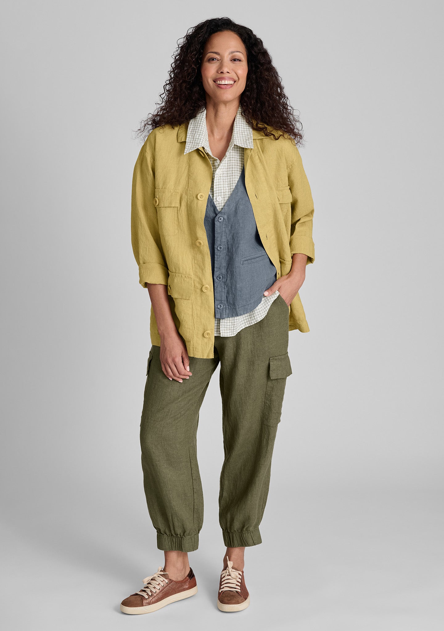 Comfortable Linen Drawstring Pants for Women & Men - Breathable Casual Lounge Pants for Summer, Yoga, Travel & Home Wear