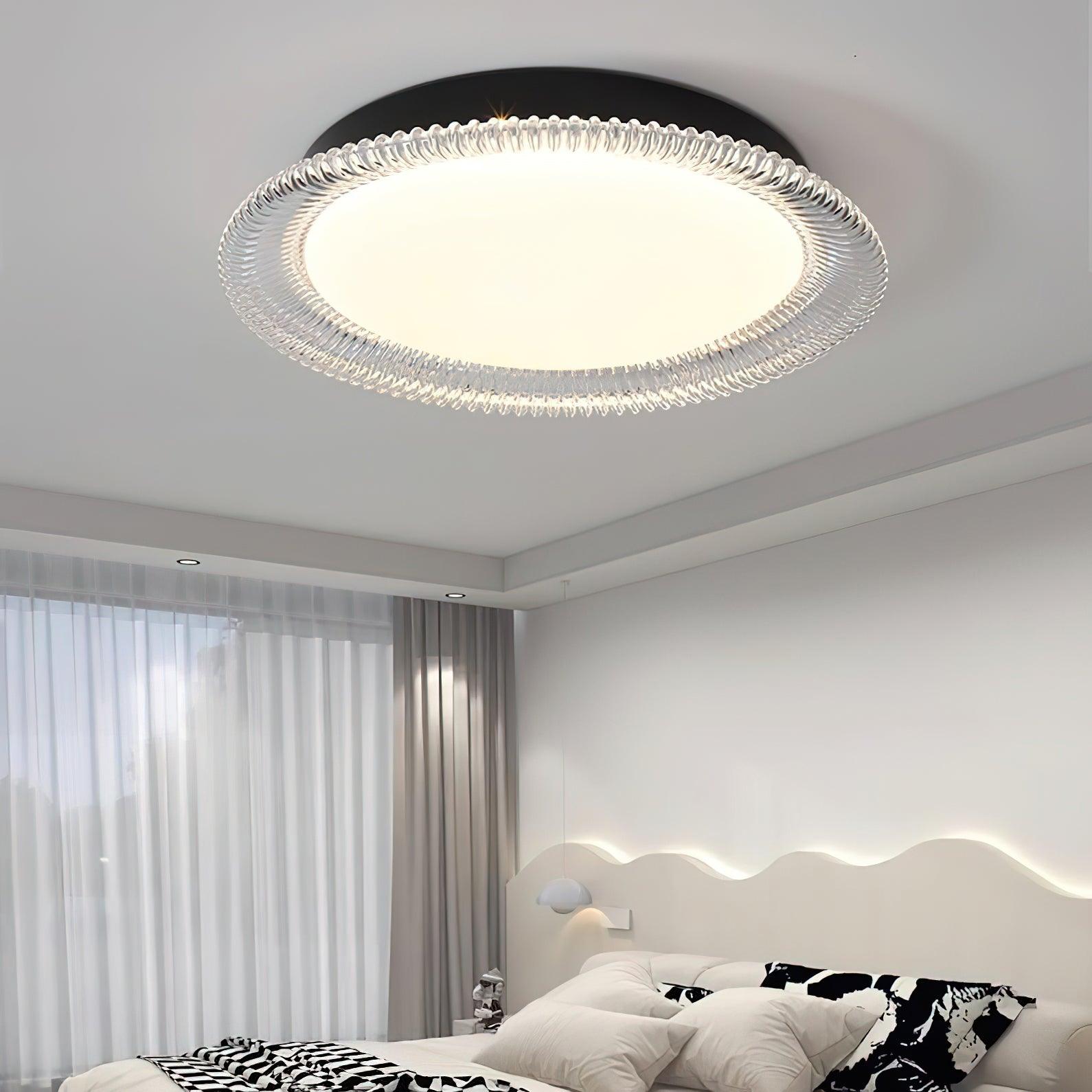 Modern Crystal Ceiling Light Fixture - Elegant Chandelier for Living Room, Bedroom, Dining Room - Perfect for Home Decor & Interior Lighting