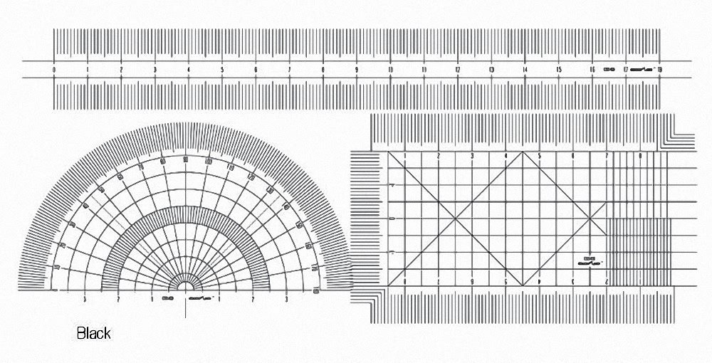 Precision Measuring & Cutting Ruler - Professional Modeling Tools & Filmic Gauge for DIY Crafts, Woodworking & Scale Model Building | Perfect for Hobbyists & Professional Model Makers