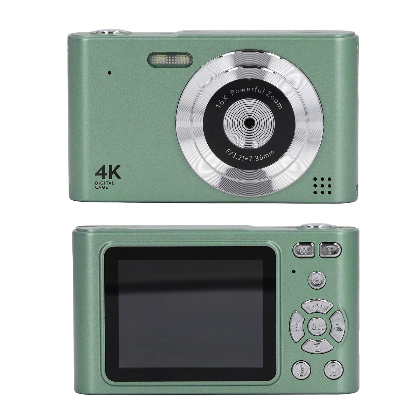 48MP 2.5K Digital Camera for Vlogging & Travel - 16x Digital Zoom, Auto Focus, 2.4