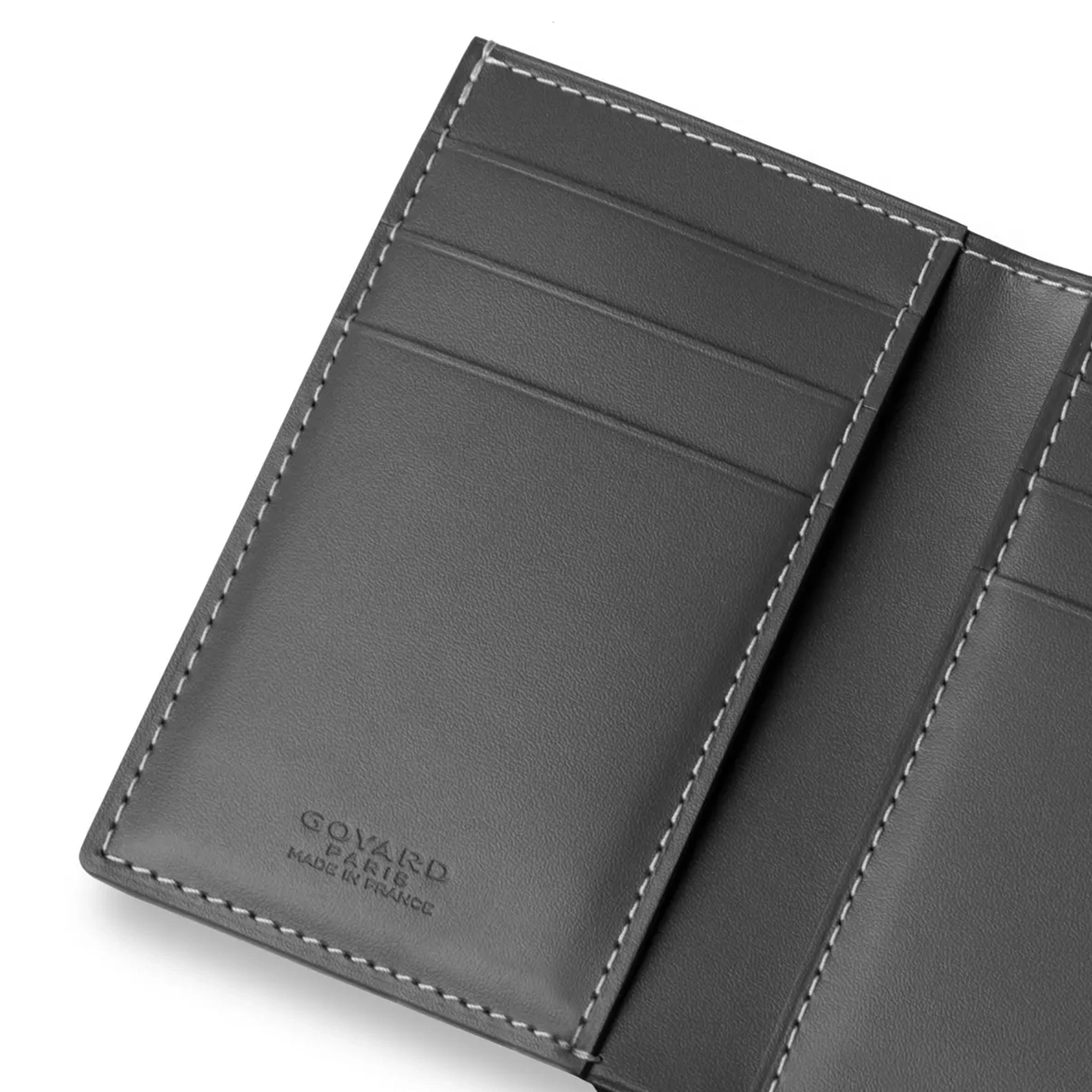 Goyard Saint Pierre Card Wallet Grey | Luxury Slim RFID Blocking Wallet for Men & Women | Perfect for Travel, Business & Everyday Use