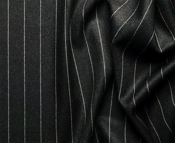 Black Regular Fit 3 Piece Suit 2 Button Gangster Stripe for Men - Business Formal Wear, Wedding Attire & Professional Office Outfits