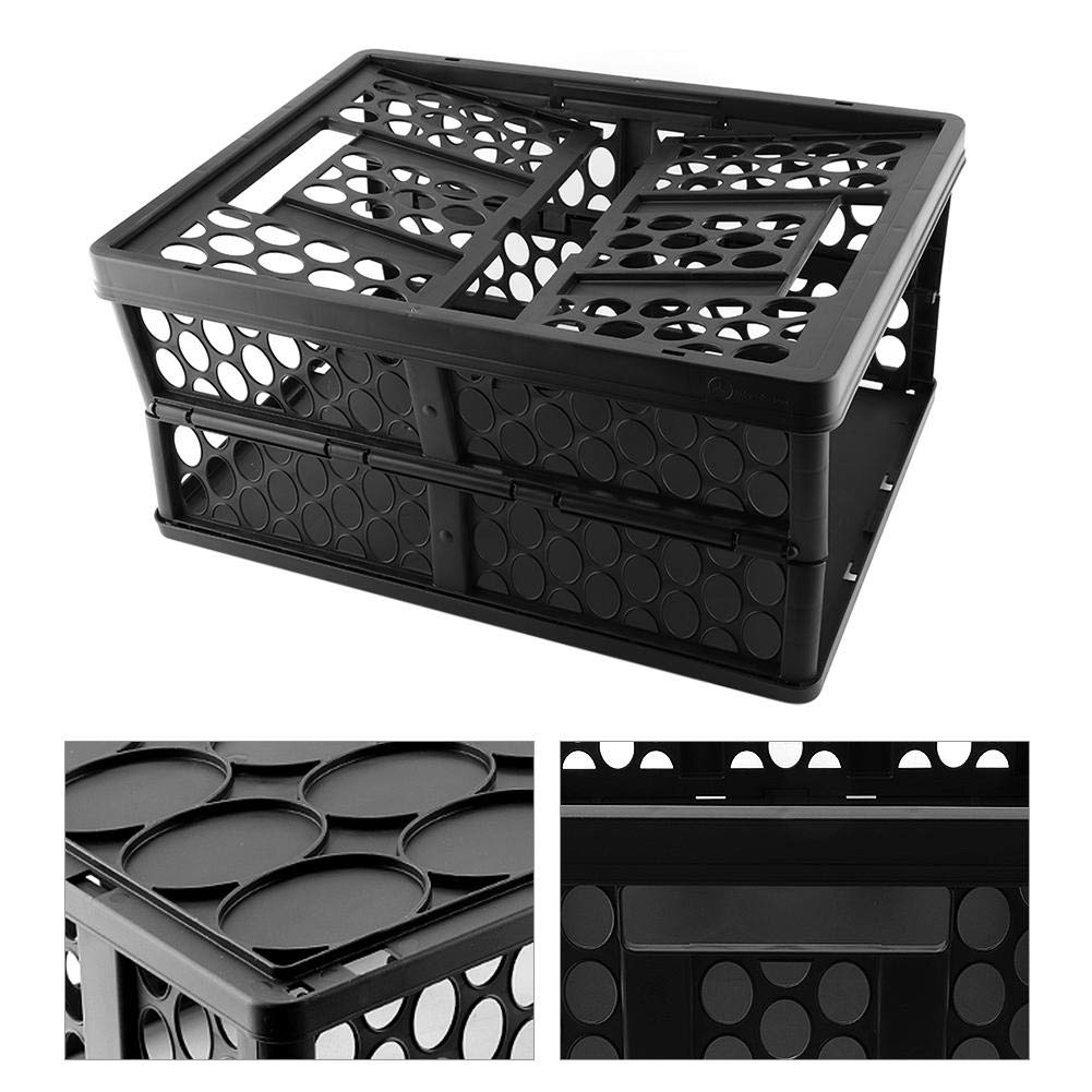 Car Trunk Storage Box Organizer - Foldable Shopping Crate Basket for SUV, Sedan & Minivan | Perfect for Groceries, Travel Gear & Sports Equipment