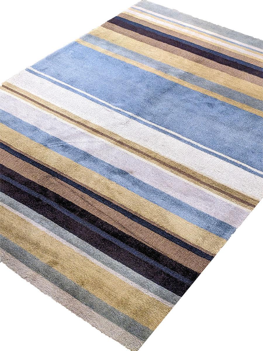 Premium Handmade Infinirug Gabbeh Wool Rug 7.8x5.5ft - Authentic Persian Style Area Rug for Living Room, Bedroom & Home Decor