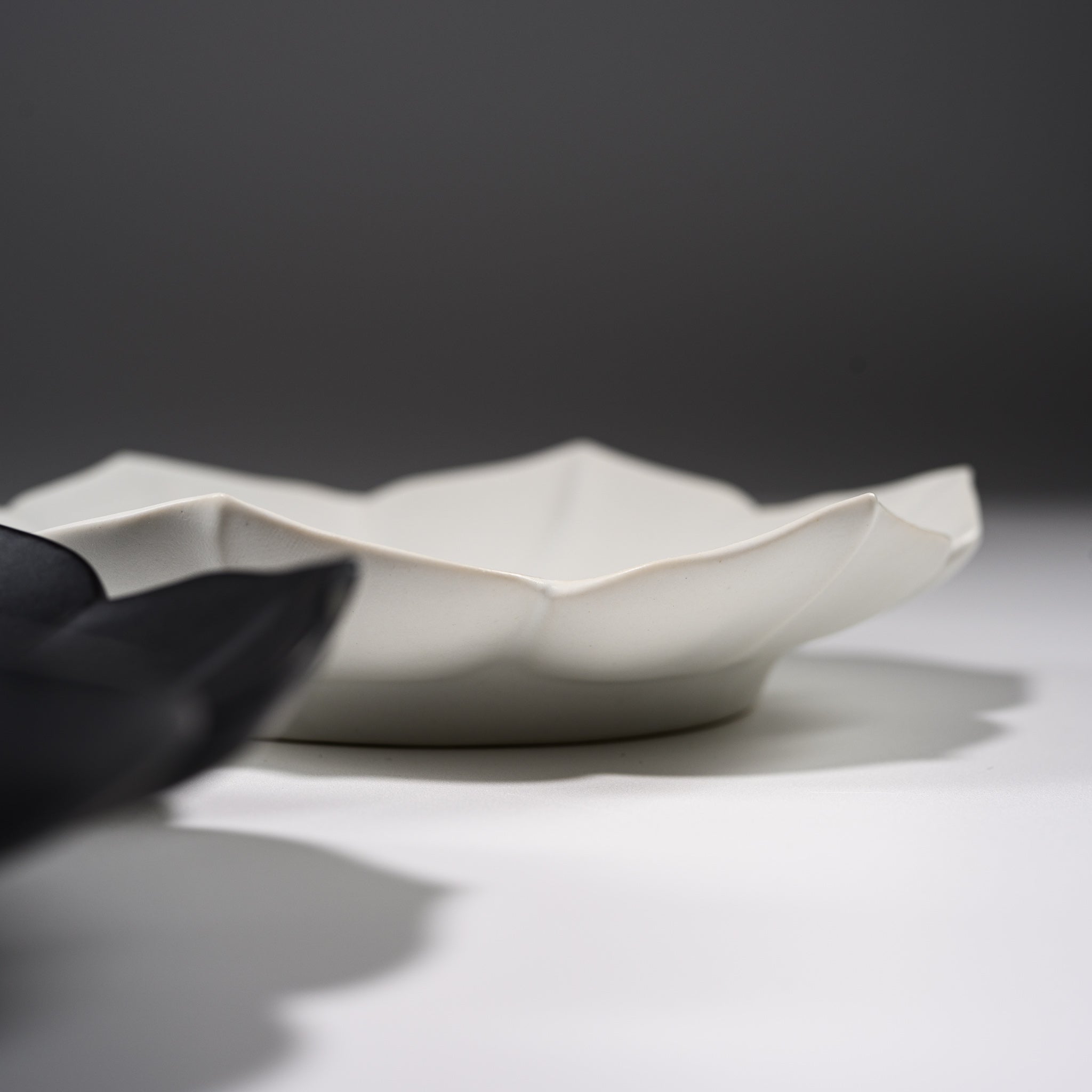 USUKIYAKI Handmade Ceramic Dessert Plate - Ryoka Style Japanese Pottery | Perfect for Tea Parties, Cake Serving & Home Decor
