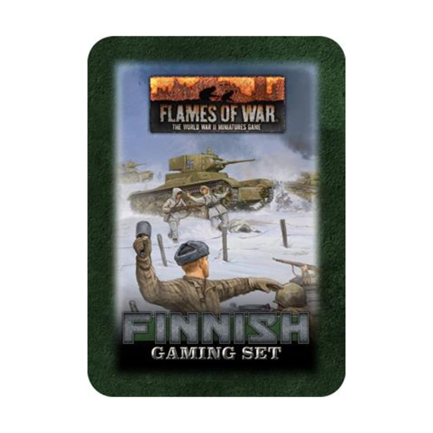 Battlefront TD045 Finnish Gaming Set - 20 Tokens, Objectives & Dice for Tabletop Strategy Games | Perfect for Warhammer, D&D and Board Game Nights