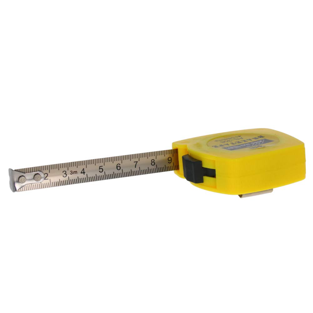 Utoolmart 3m / 9.8ft Steel Retractable Tape Measure - Professional Metric Scale Measuring Tool with Durable Plastic Case (1Pcs) - Perfect for Construction, DIY Projects, and Home Improvement