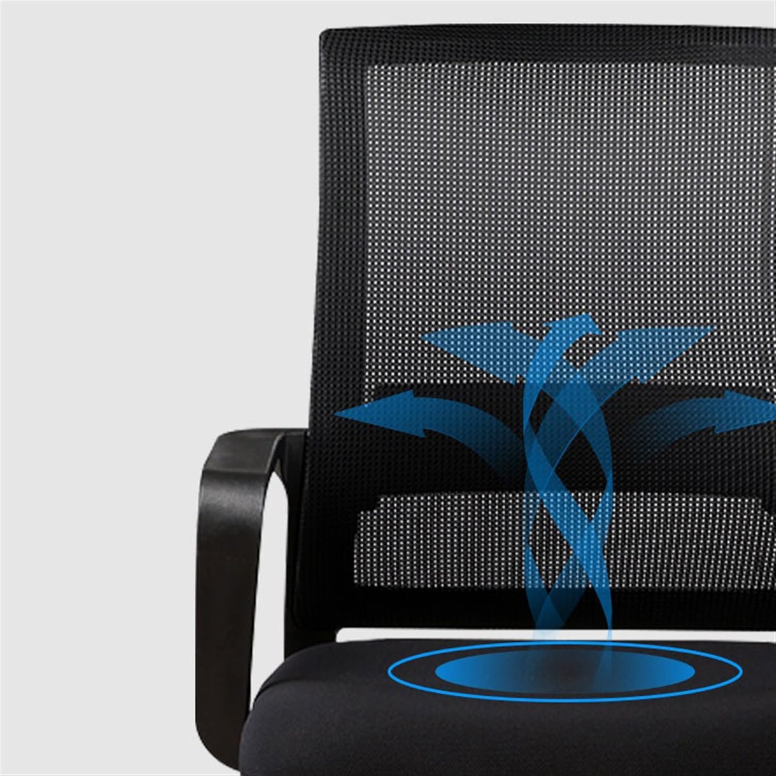Ergonomic Mesh Office Chair - Modern Computer Desk Chair with Breathable Back Support for Home Office, Study & Conference Room - Comfortable Adjustable Swivel Task Chair for Long Hours Sitting
