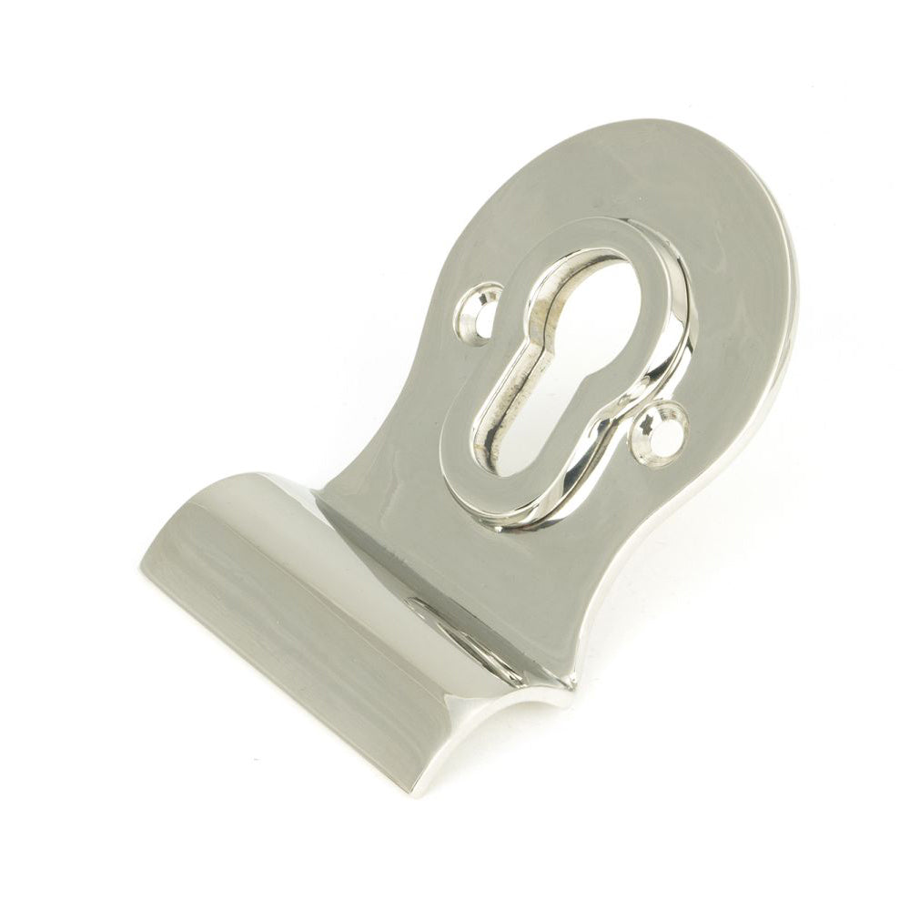 Polished Stainless Steel Euro Cylinder Latch Pull Handle - Durable Cabinet & Drawer Hardware for Modern Kitchens & Bathrooms