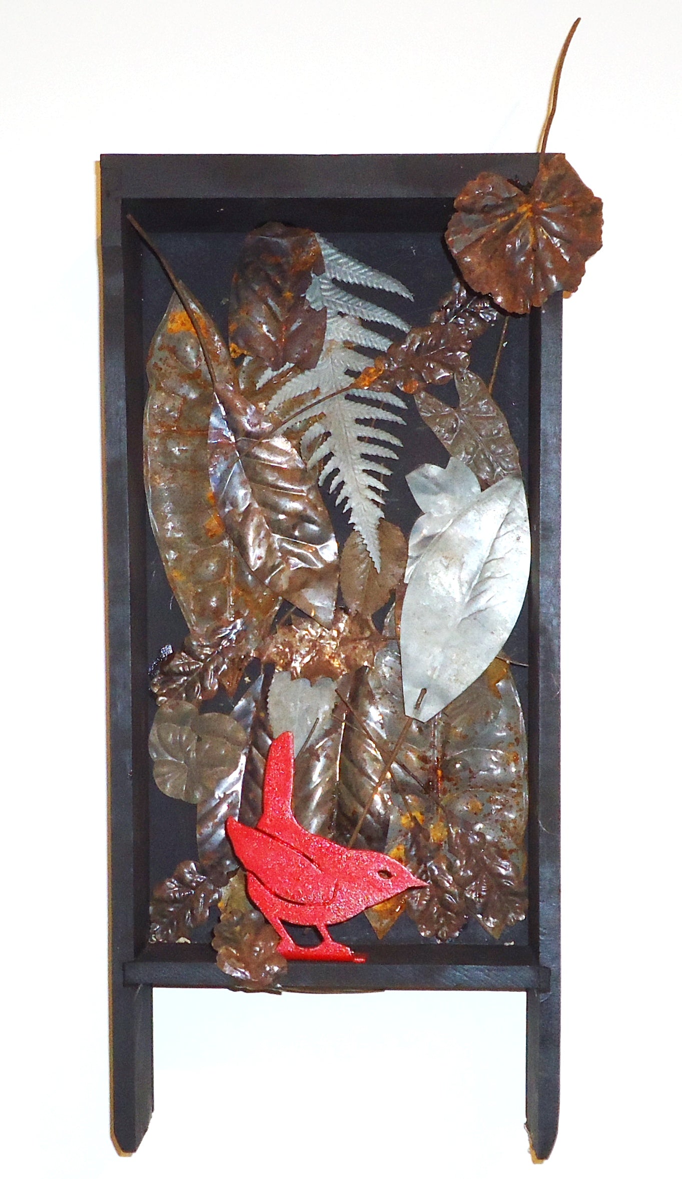 Kathleen McSherry: Red Bird in Autumn - Beautiful Fall-Themed Art Print for Home Decor, Office Wall Art, and Seasonal Gift Giving