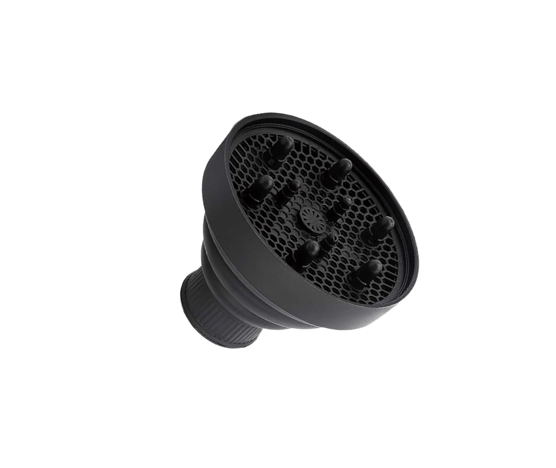 Universal Hair Diffuser Attachment for Curly Hair - Travel & Home Use Hair Dryer Diffuser with Comb - Perfect for Enhancing Curls & Reducing Frizz (Includes 1 Diffuser & 1 Styling Comb) - Ideal for Salons, Home Styling & On-the-Go Hair Care