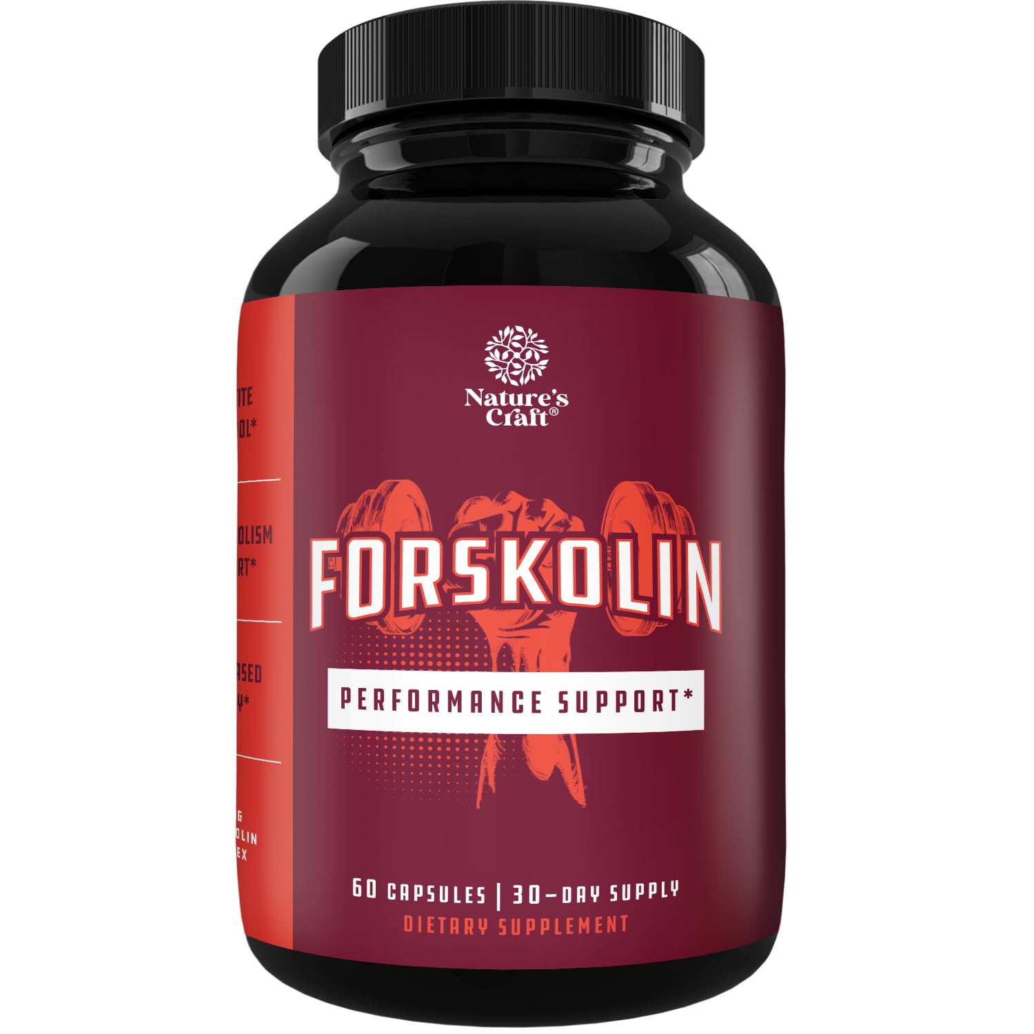 Pure Forskolin Extract Supplement for Weight Loss - Natural Fat Burner & Metabolism Booster Pills for Women & Men - 30 Servings - Supports Healthy Weight Management & Energy - Perfect for Fitness Enthusiasts & Active Lifestyles