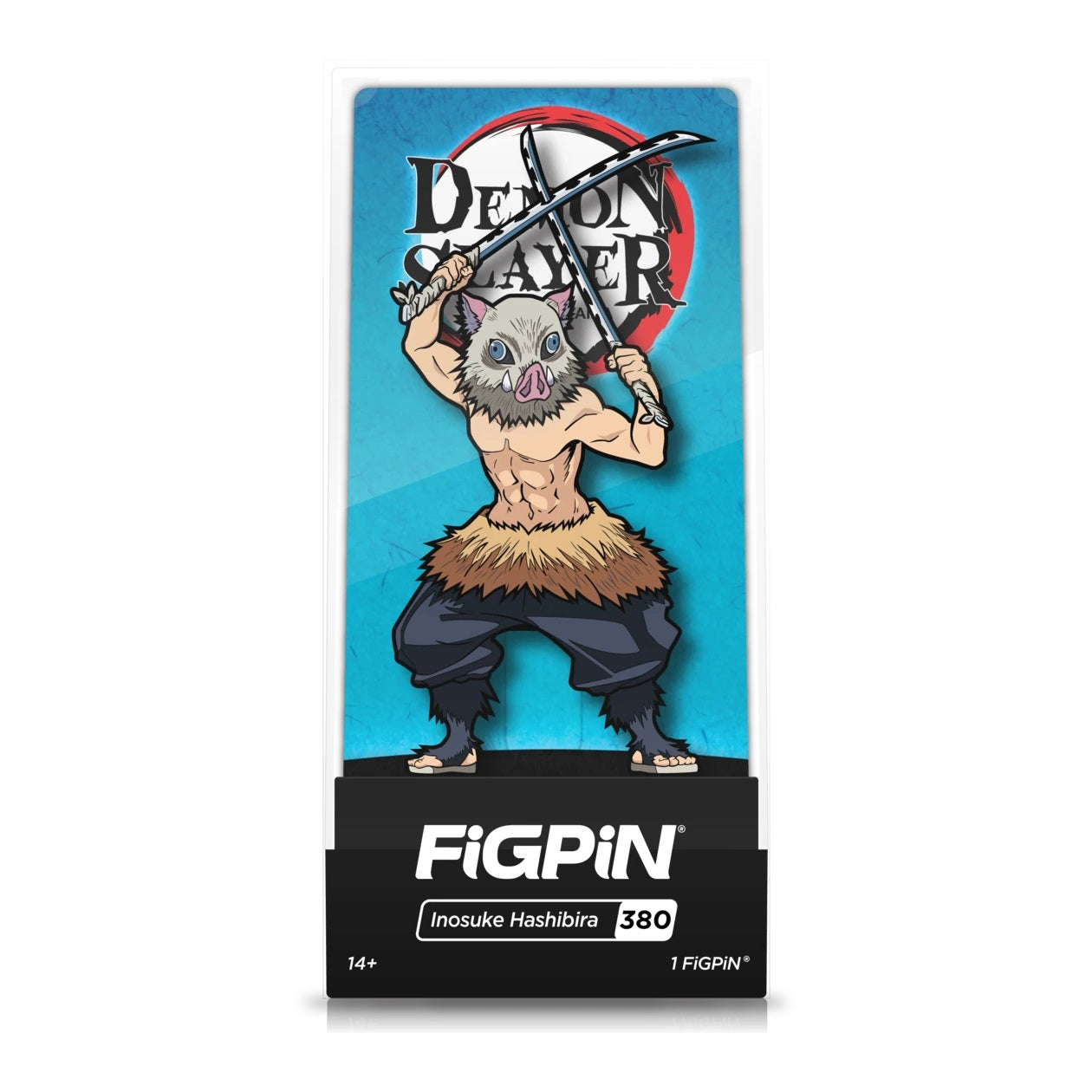 Demon Slayer Anime Enamel Pin - Inosuke Hashibira Figpin Collectible [380] | Perfect for Cosplay, Anime Merch Collections & Gift for Fans
