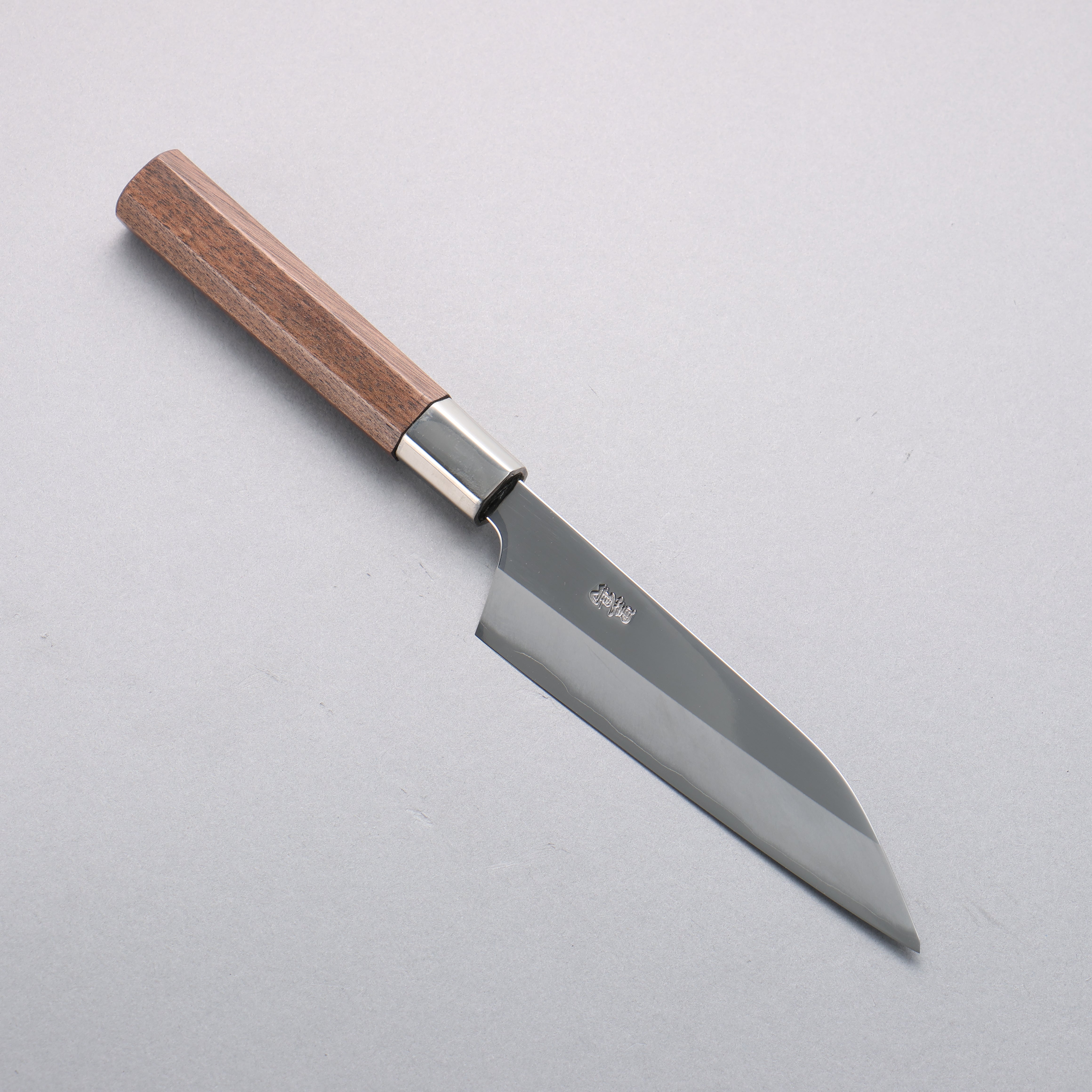 Premium Kurotori Silver Steel No.3 Migaki Finished Petty Utility Knife 135mm - Ergonomic Walnut Handle - Perfect for Slicing, Peeling & Precision Kitchen Tasks