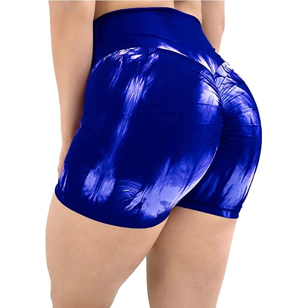 Ulanda High Waist Yoga Shorts for Women - Athletic Workout Shorts with Scrunch Butt Lifting Design for Running, Gym & Sports | Perfect for Yoga, Pilates & Summer Activewear