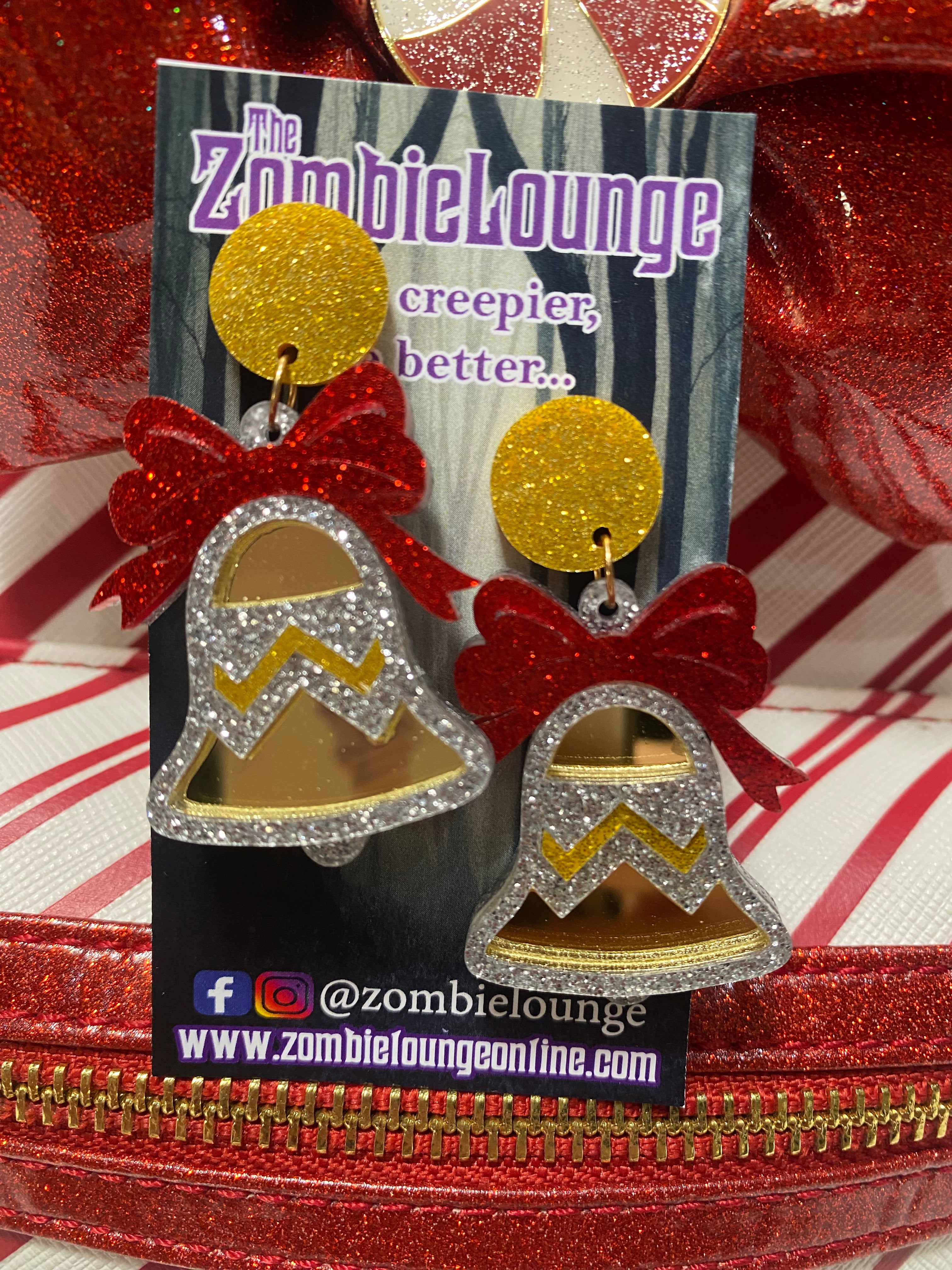 Festive Christmas Bell Earrings for Women - Holiday Party Jewelry Gift - Perfect for Xmas, New Year & Winter Celebrations
