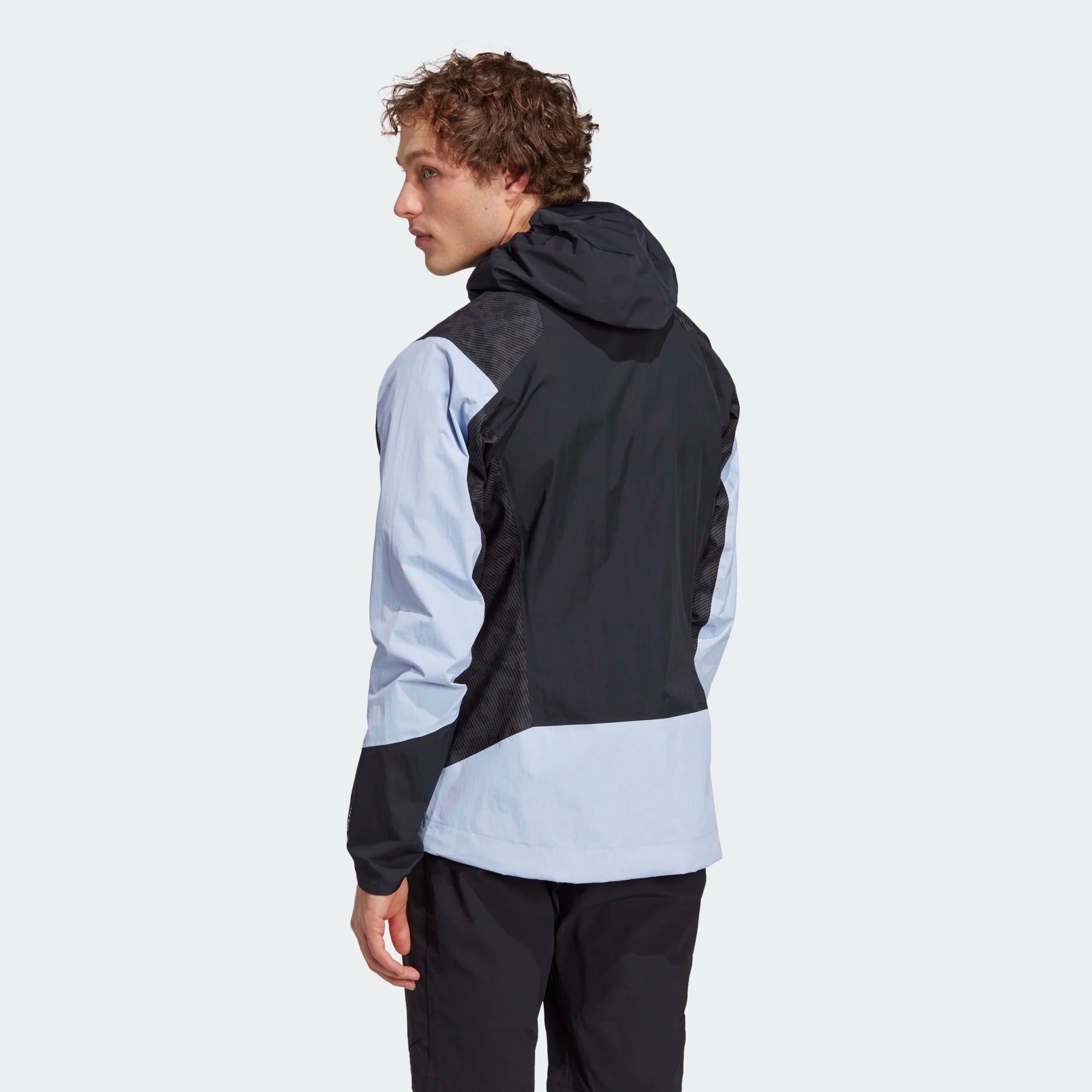 adidas TERREX Xperior Hybrid RAIN.RDY Men's Waterproof Hiking Jacket - Lightweight Windproof Outdoor Shell for Camping & Trekking