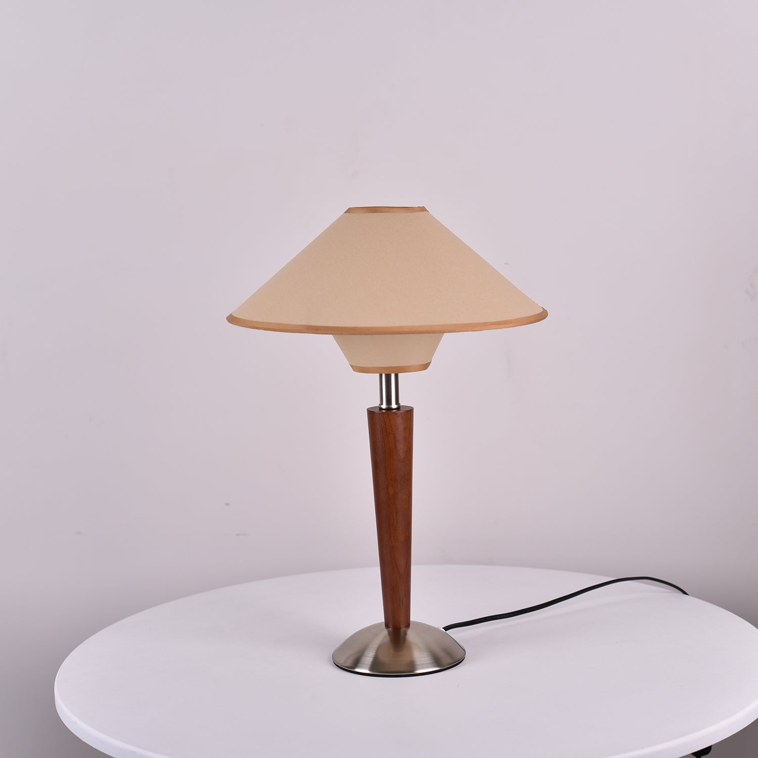 Talonwood Table Lamp - Modern Wooden Desk Lamp with Adjustable Brightness for Home Office, Bedroom & Living Room Decor